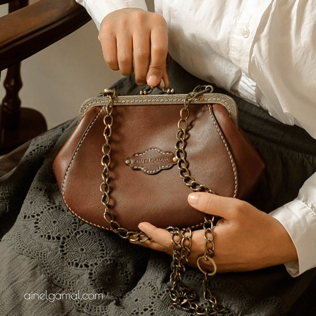 شنطه جلد طبيعي